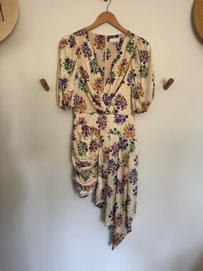 Ronny Kobo Collection Cream Floral Dress